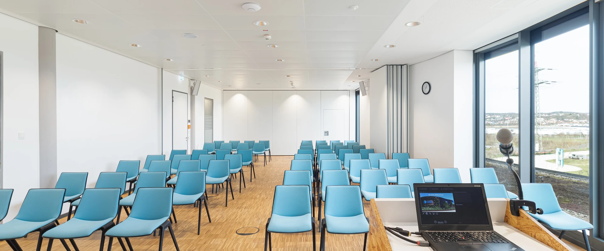 Eine Ansicht der Workshop-R&auml;ume in der Klima Arena